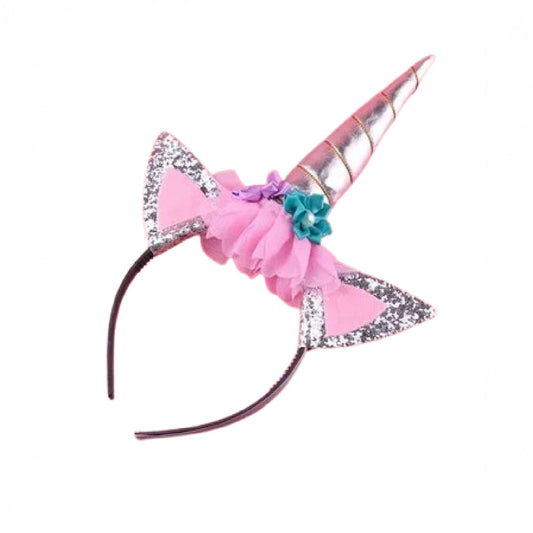 Unicorn Headband Gold Glitter Horn