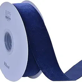 Dark Blue Velvet Ribbon W 2.5 Cm X 4.5 m in Length