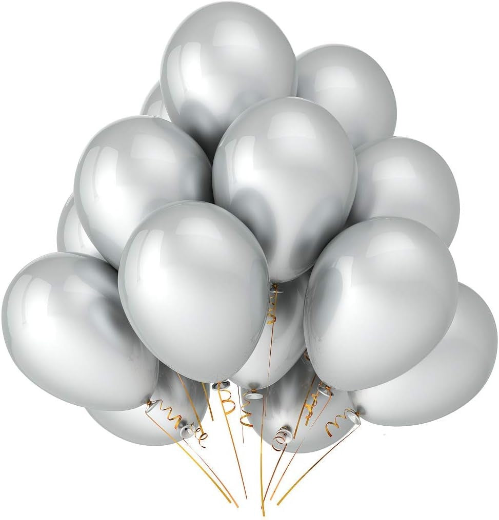 10 Inch Chrome Balloons