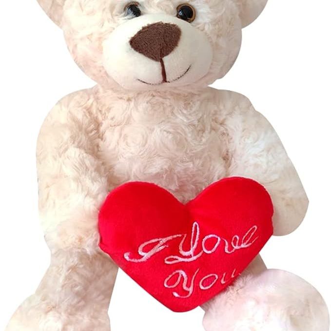 Red Heart Teddy Plush Bear 30 Cm
