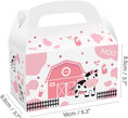 Load image into Gallery viewer, Pink Farm Animals Candy Party Favor Boxes Set
