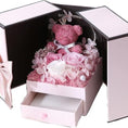 Load image into Gallery viewer, Rose Bear Eternal Flower Gift Box

