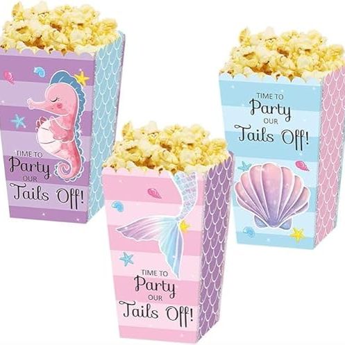 Mermaid Popcorn Box