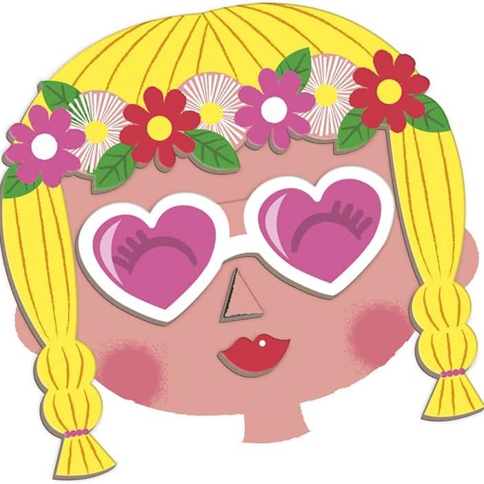 Magnetic Girl Crazy Face Dress Up Game