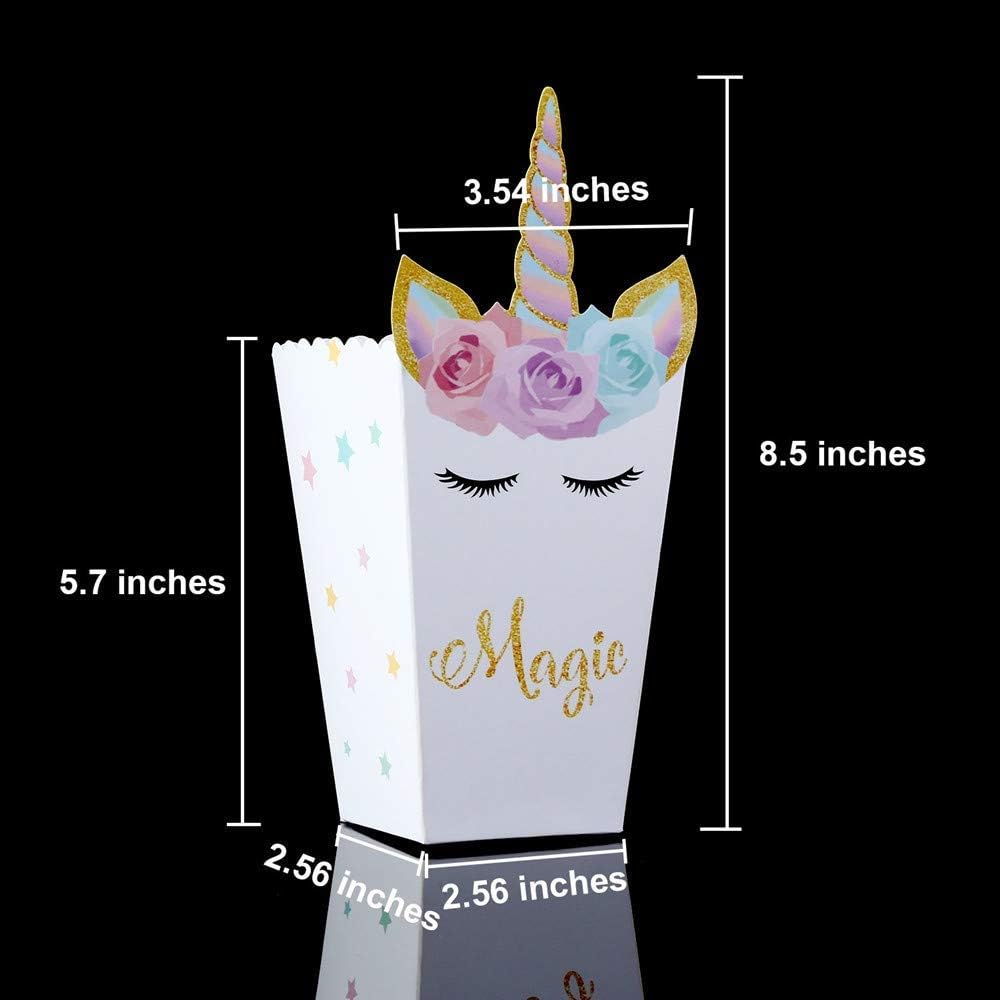 Unicorn Popcorn Boxes Set