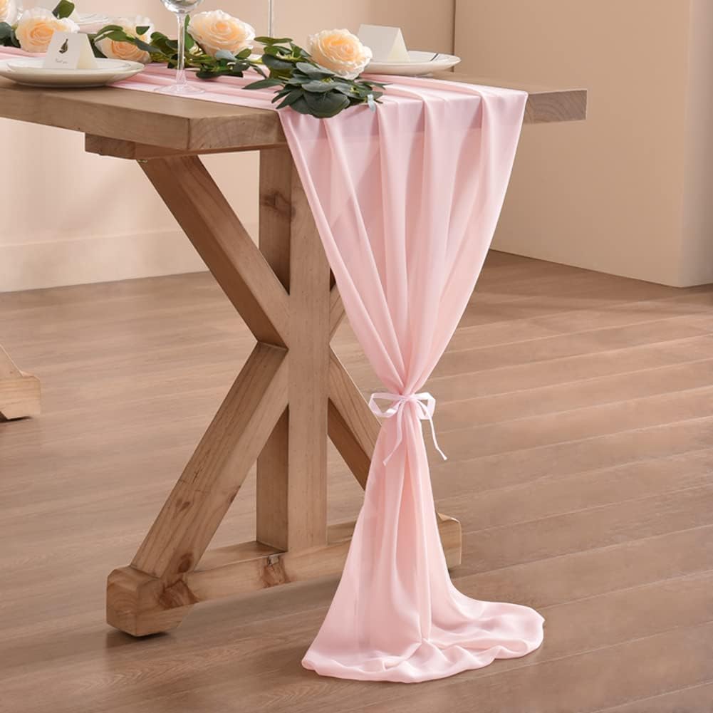 Light pink table Runner