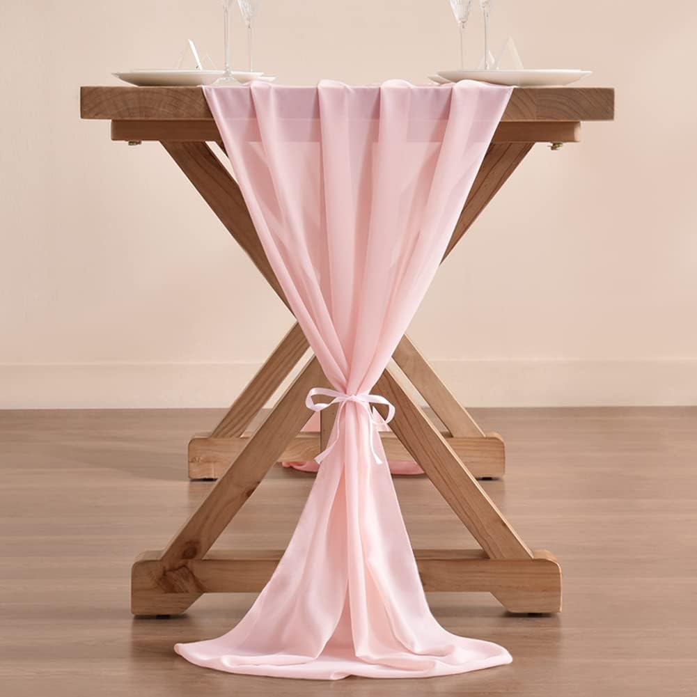 Light pink table Runner