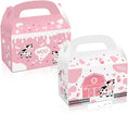 Load image into Gallery viewer, Pink Farm Animals Candy Party Favor Boxes Set
