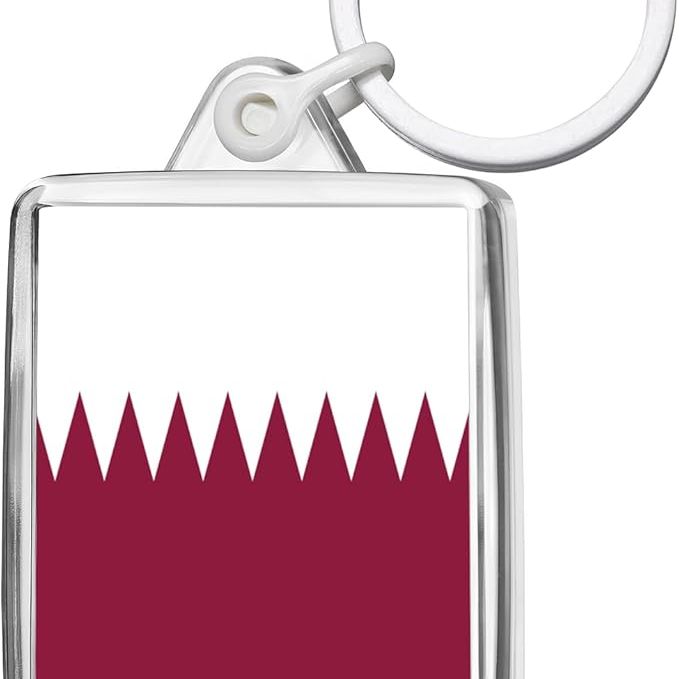 Qatari Flag Keychain