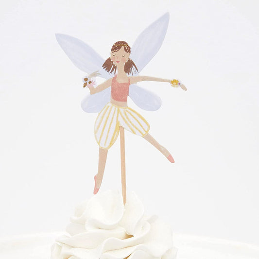 Cute Fairy Theme Cupcake Toppers Set