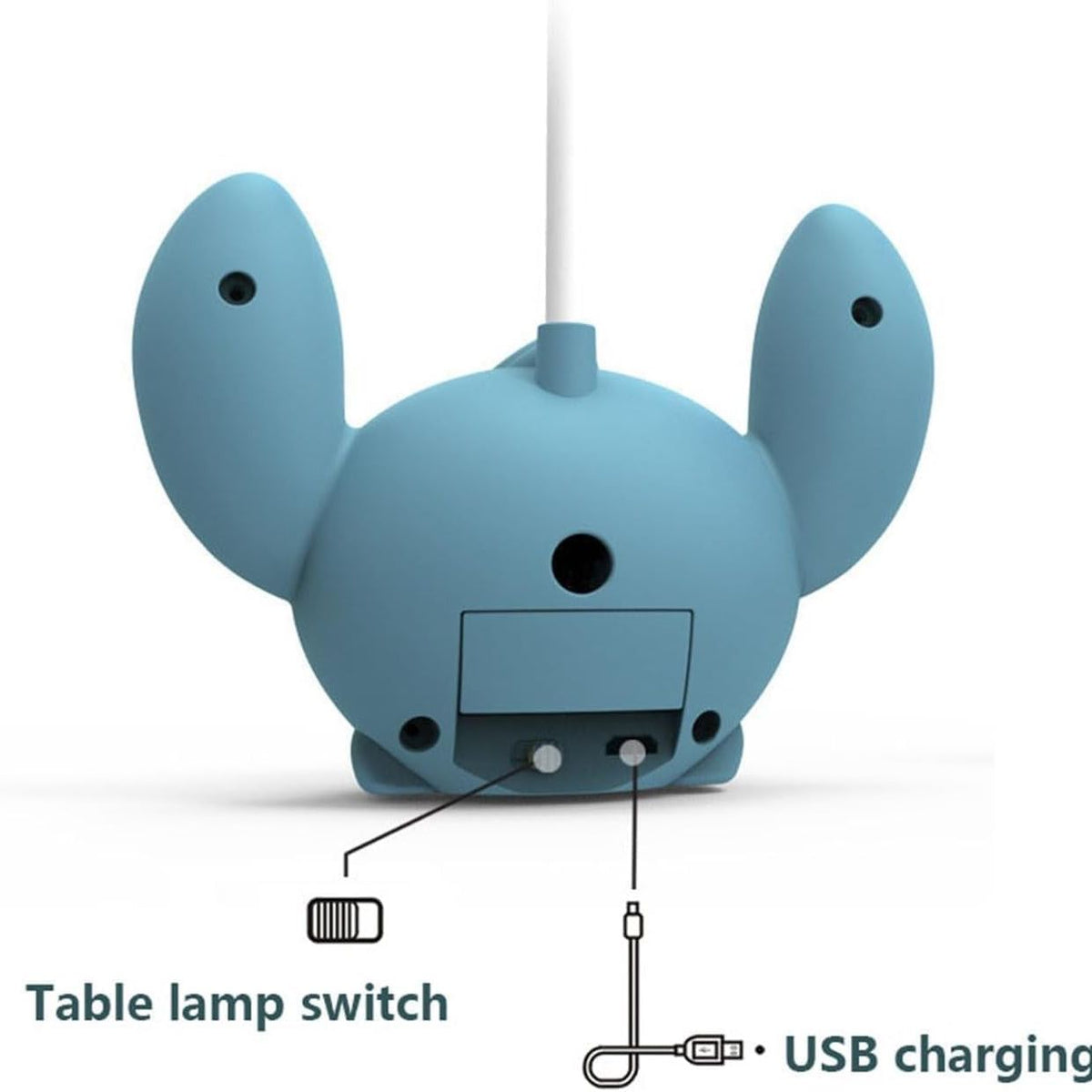 Stitch Blue Led Desk Lamp