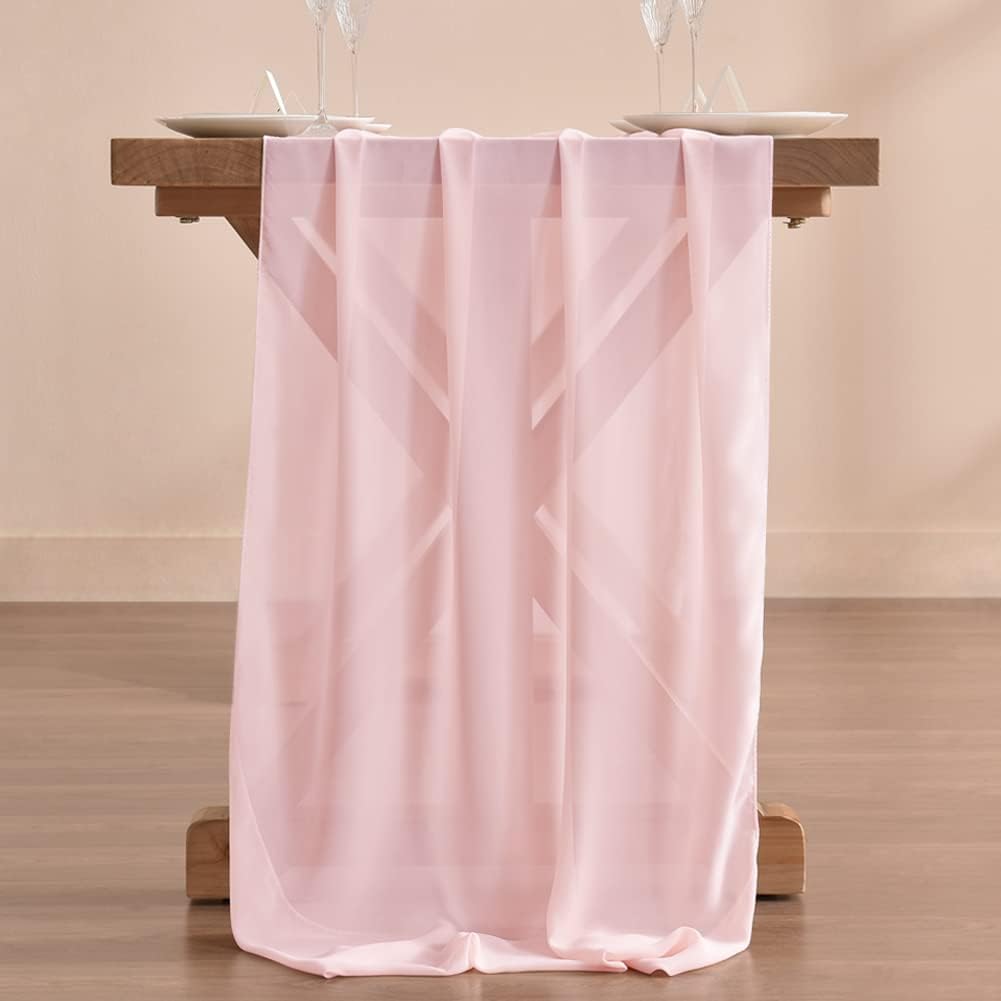 Light pink table Runner