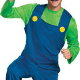 Load image into Gallery viewer, Super Mario Luigi Costume - Men
