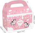 Load image into Gallery viewer, Pink Farm Animals Candy Party Favor Boxes Set
