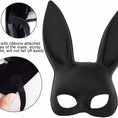 Load image into Gallery viewer, Rabbit Mask for Women Bunny Mask 18*38cm
