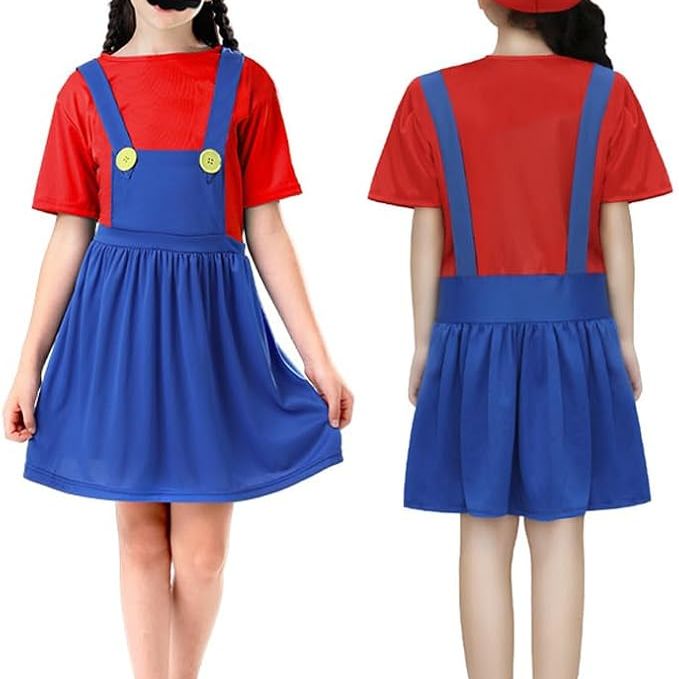 Super Mario Girls Costume - Red