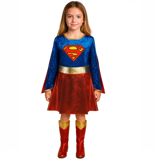 Super Women Girl Costume