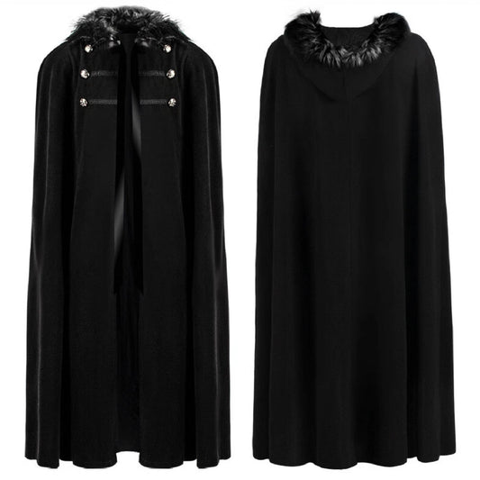 Unisex Renaissance Viking Hooded Cape