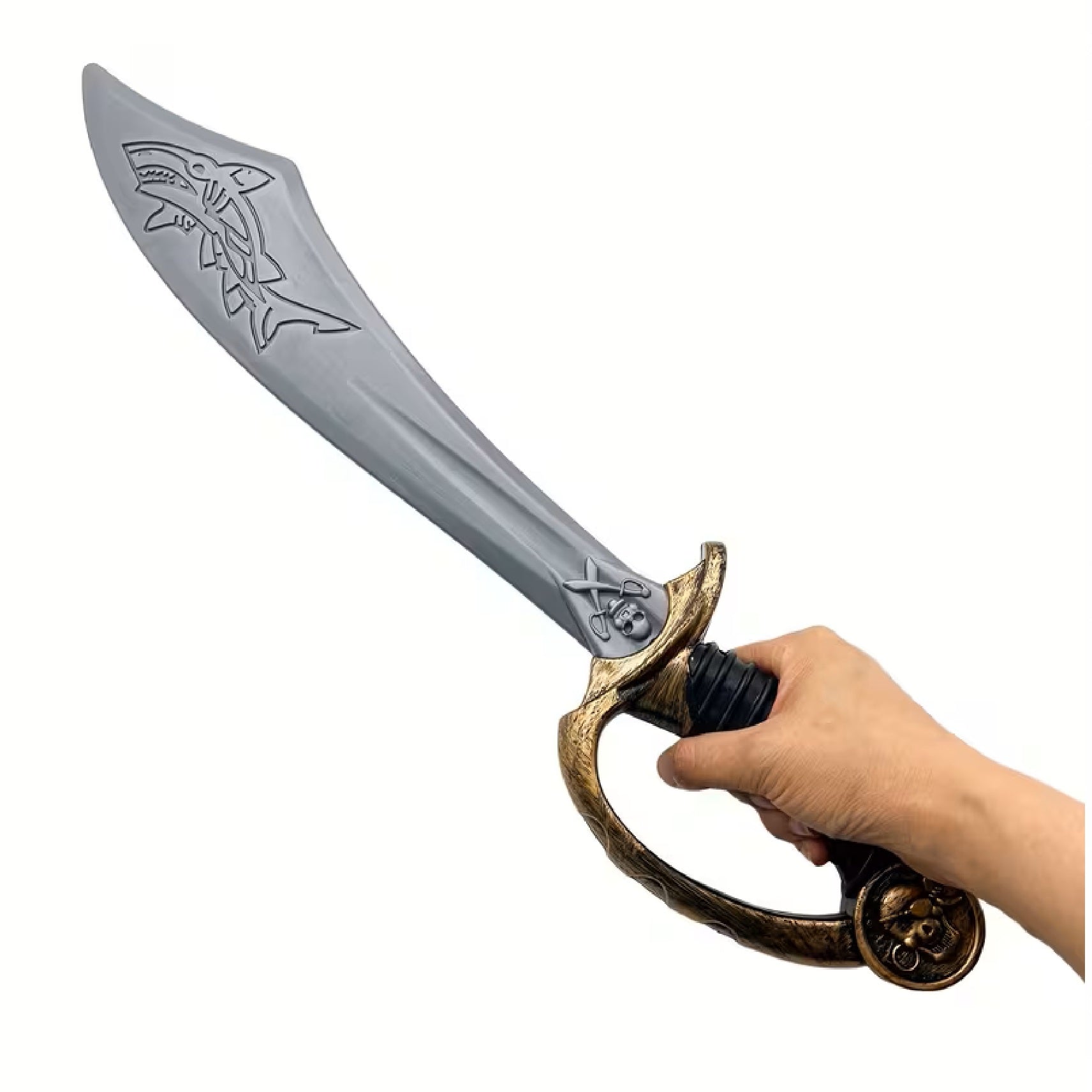Shark Printed Pirate Sword