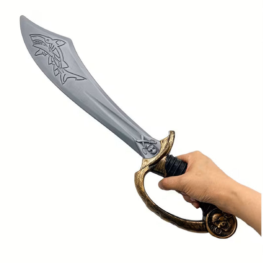 Shark Printed Pirate Sword