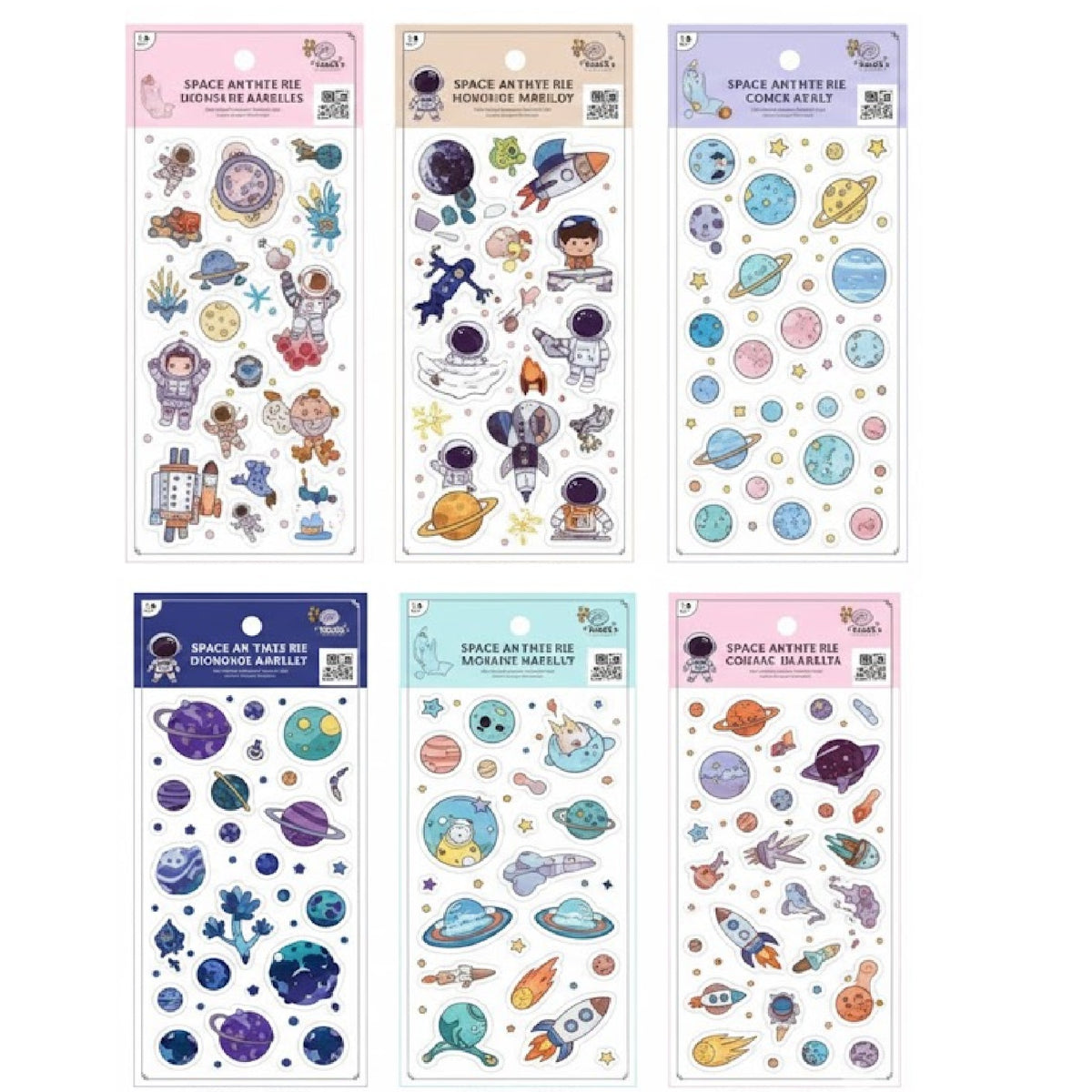 3D Spaceman Stickers -1 Pc Random