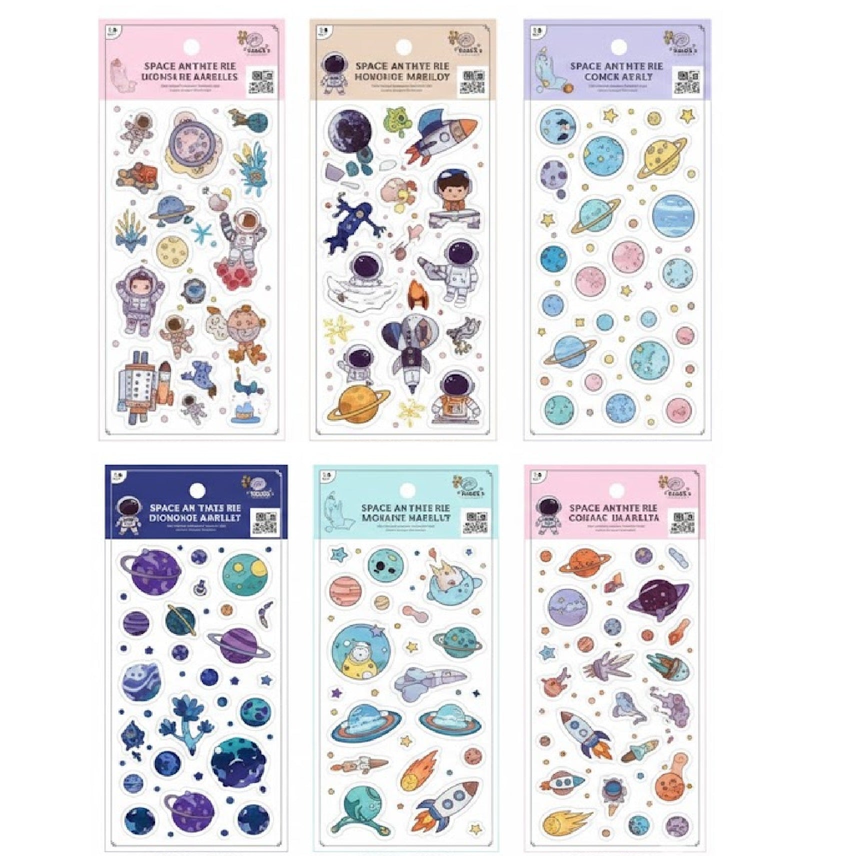 3D Spaceman Stickers -1 Pc Random
