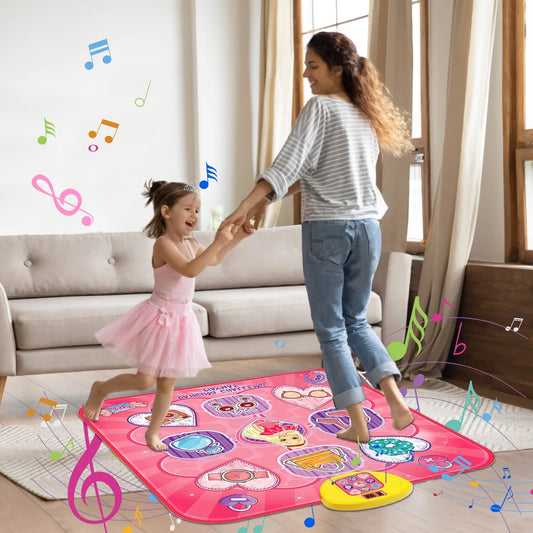 Kids Dance Mat - Electronic Dance Pad with LED Lights