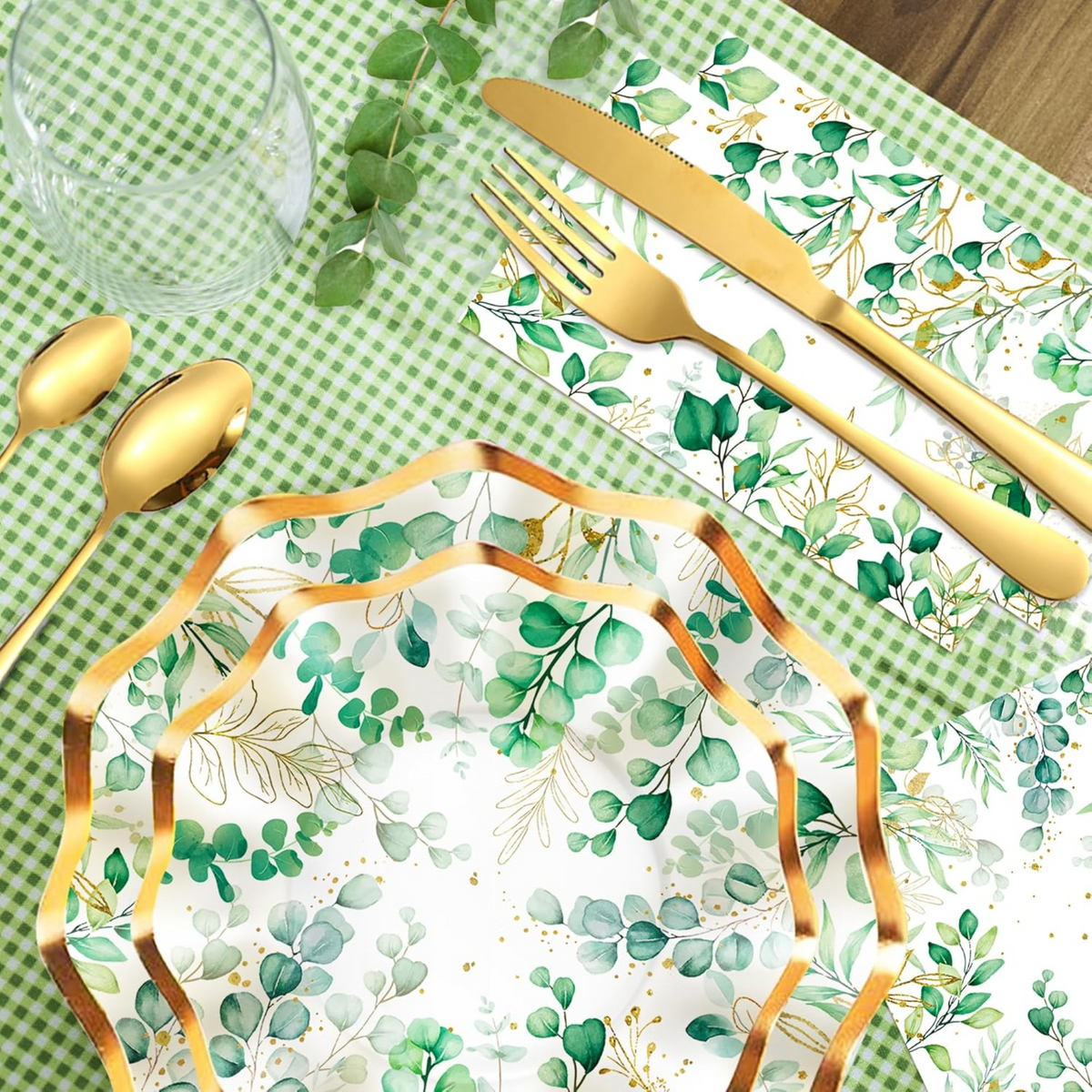 Eucalyptus Leaf Tableware Set
