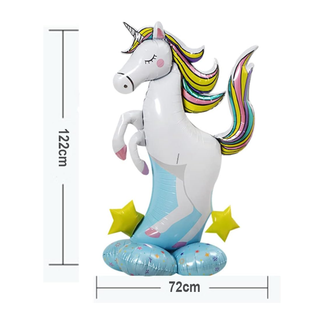 Giant Unicorn Foil Balloon - Self Standing