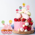 Load image into Gallery viewer, Candy Land Theme Party Cupcake Toppers Set
