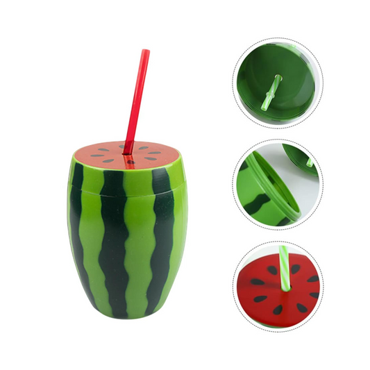 Watermelon Shaped Drinking Cup