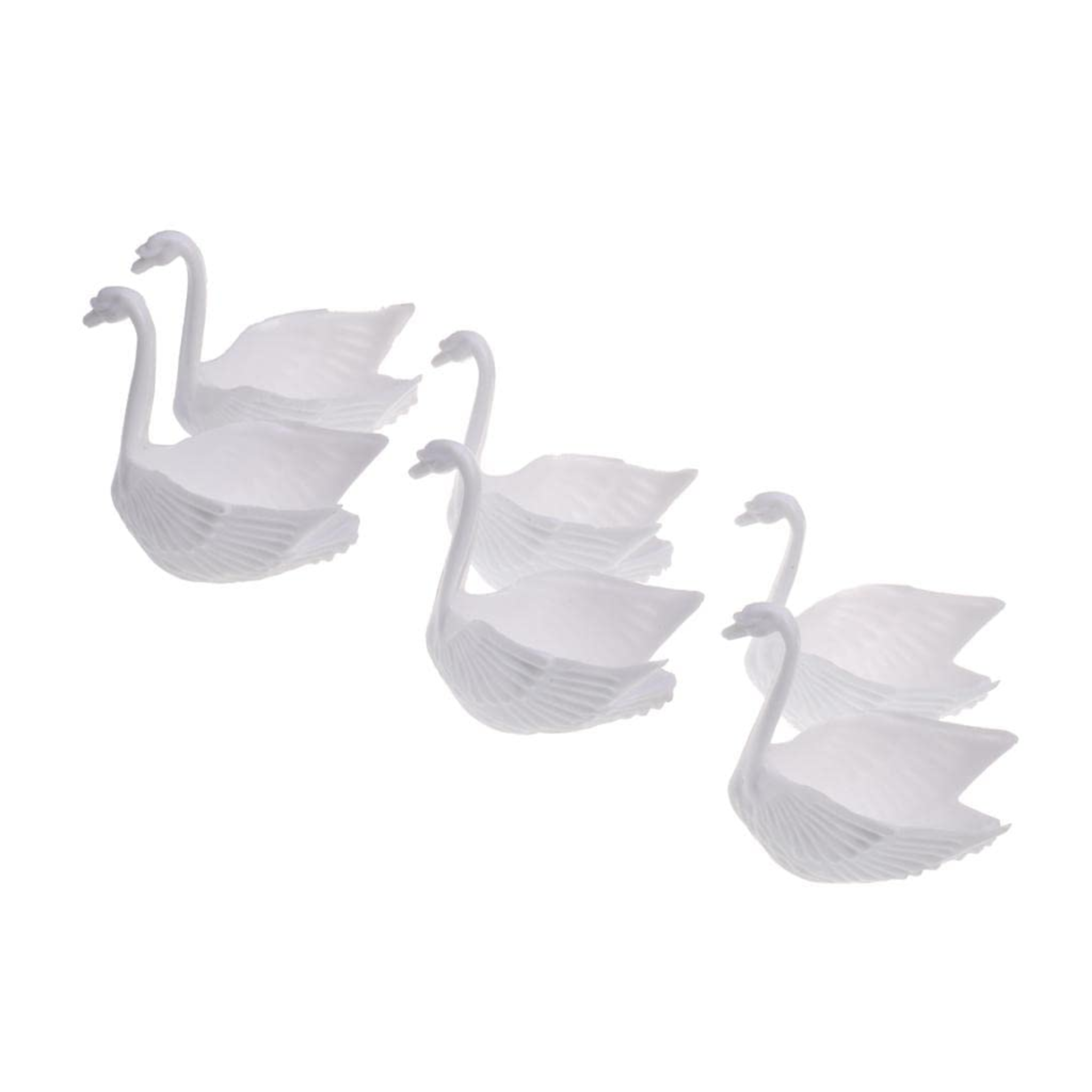 White Swan Plastic Candy Box Set