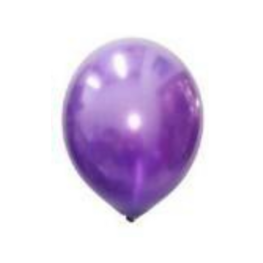 12 Inch Metallic Balloons (Pearlescent Violet)