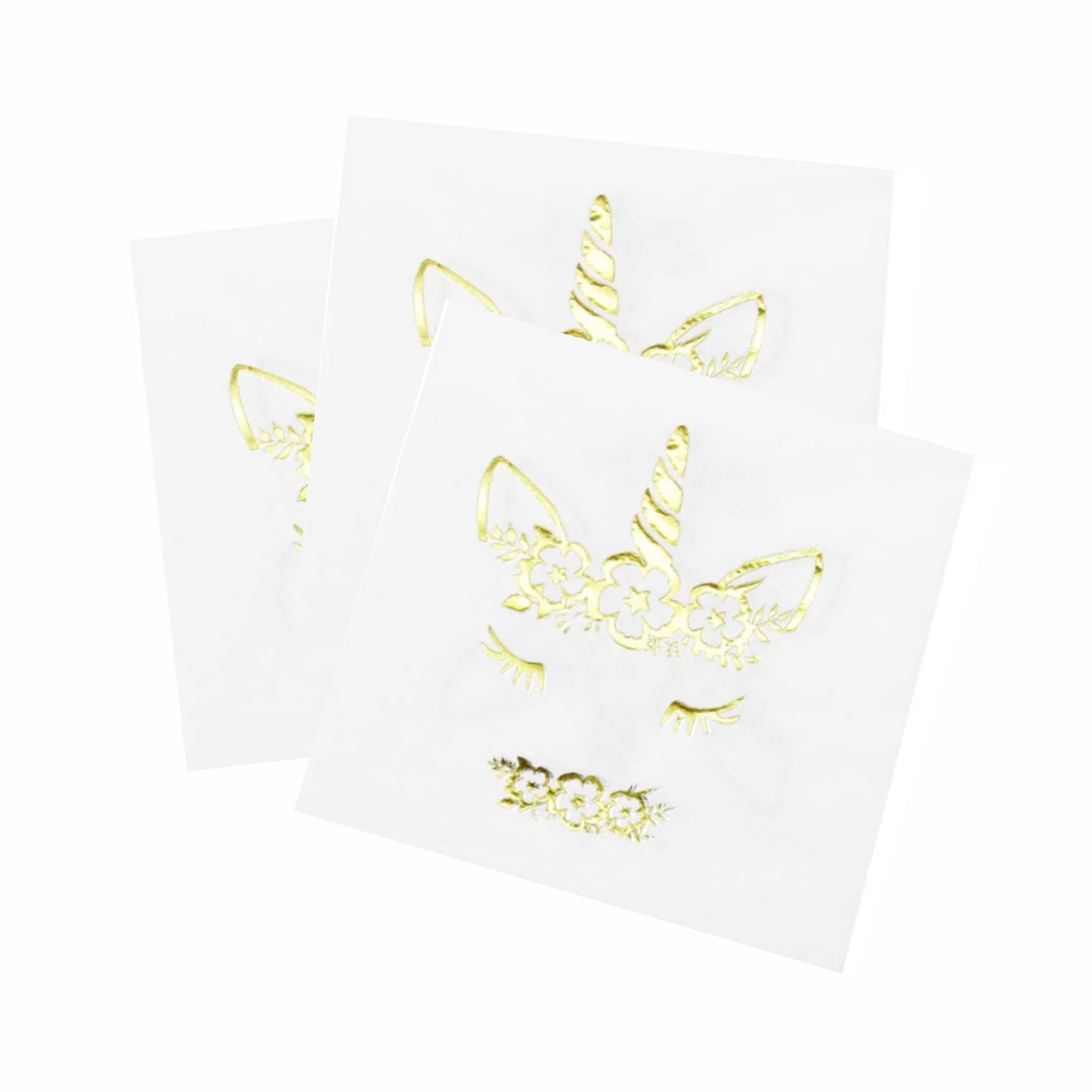 Golden Unicorn Theme Tableware Set