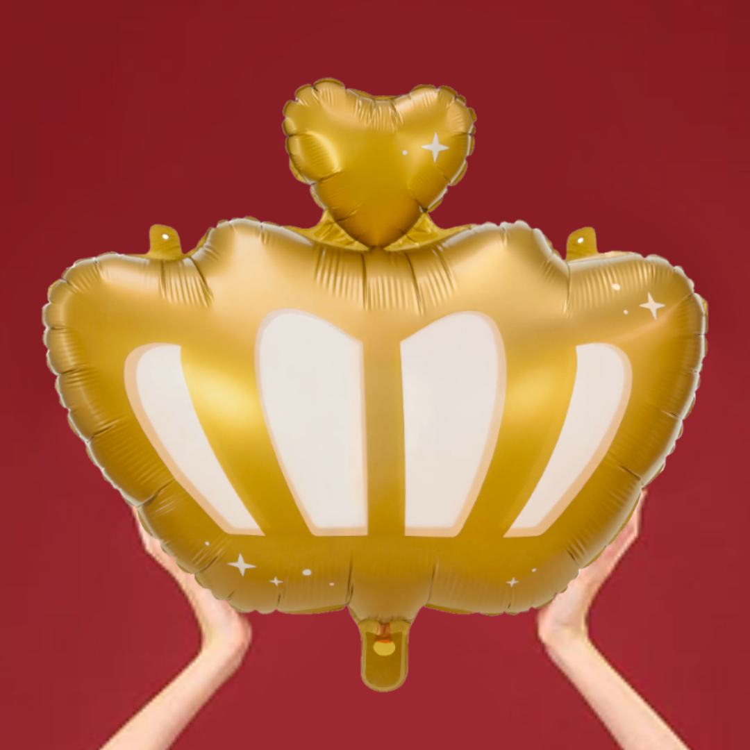 Golden Crown Foil Balloon