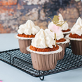 Load image into Gallery viewer, Gold Glitter Ballerina Cupcake Toppers Set
