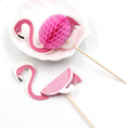 Load image into Gallery viewer, Flamingo Theme Party Cupcake Toppers Set
