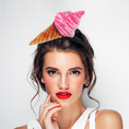 Load image into Gallery viewer, Ice Cream Cone Theme Party Headband
