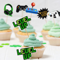 Load image into Gallery viewer, Game On Theme Party Cup Cake Toppers Set
