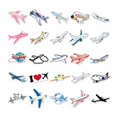 Load image into Gallery viewer, Airplane Theme Vinyl Stickers Set
