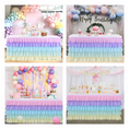 Load image into Gallery viewer, Pastel Rainbow Table Skirt
