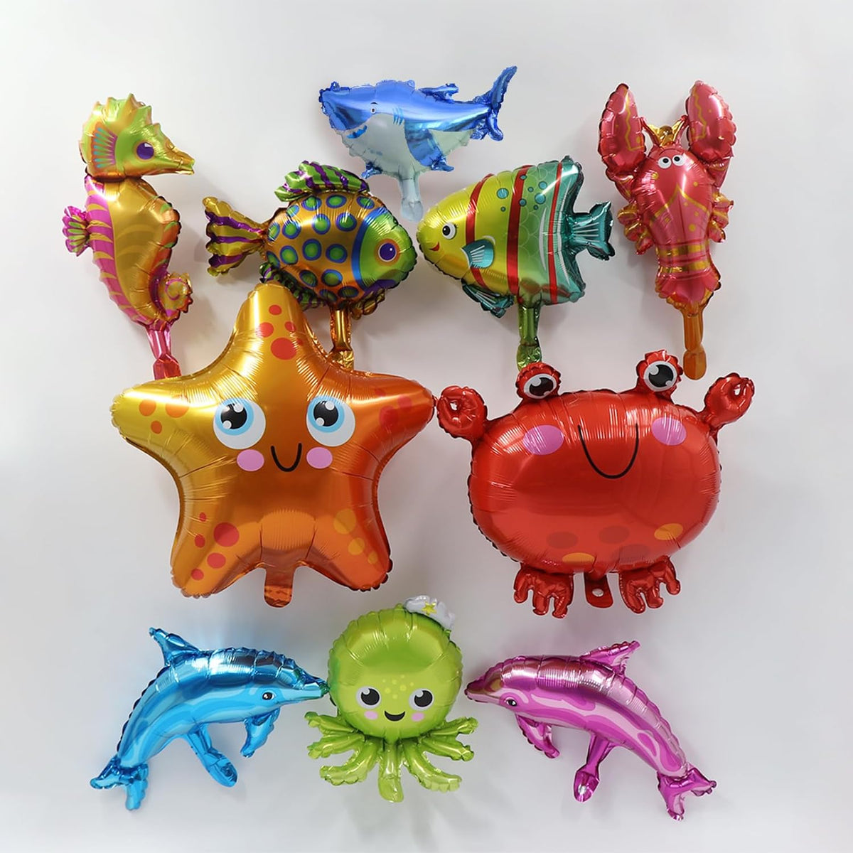 Ocean Themed Party Balloon Decorations