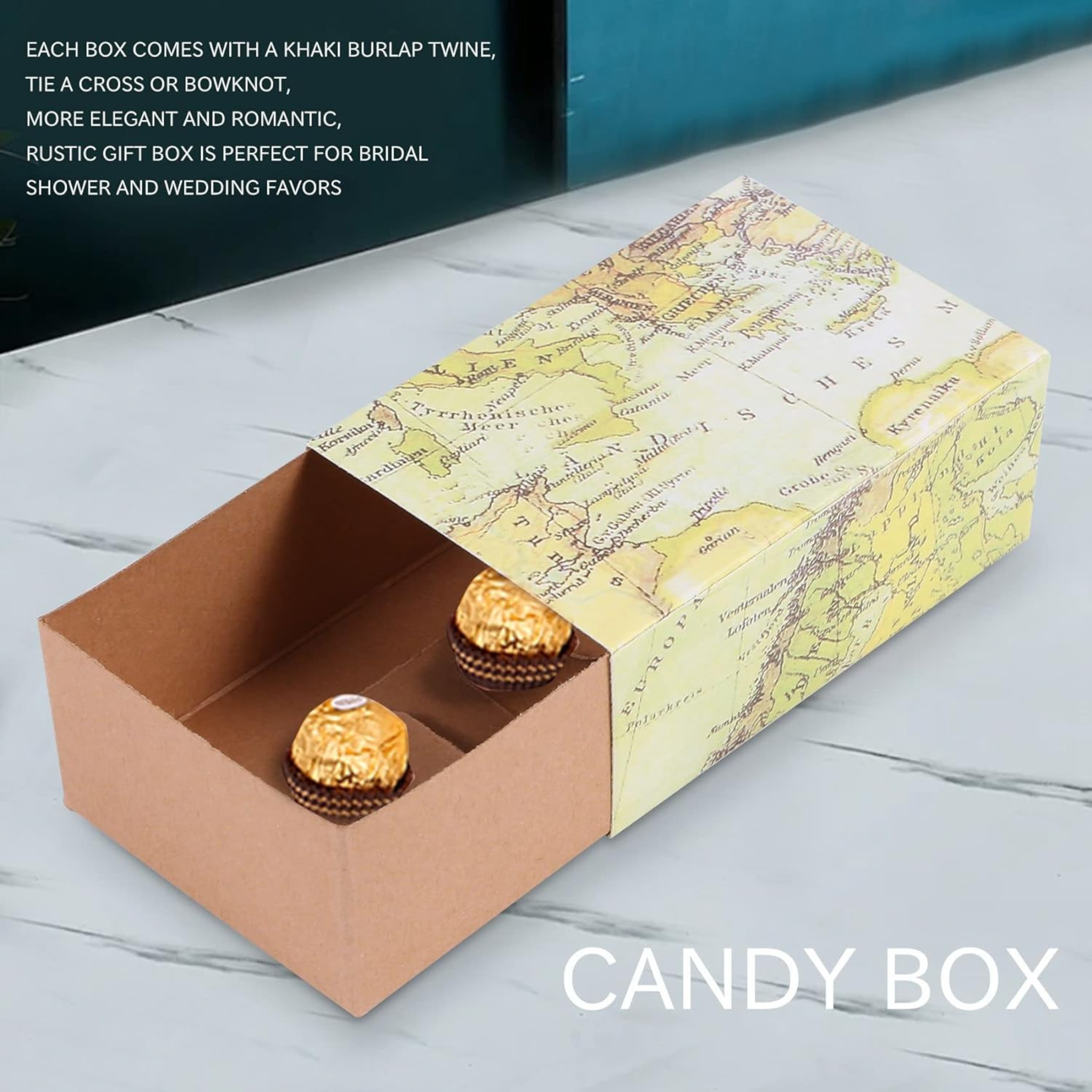 All Over the World Card Candy Boxes Set