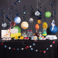 Load image into Gallery viewer, Outer Space Theme Party Hanging Swirl
