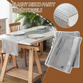 Load image into Gallery viewer, Silver Glitter Sequin Disco Table Runner
