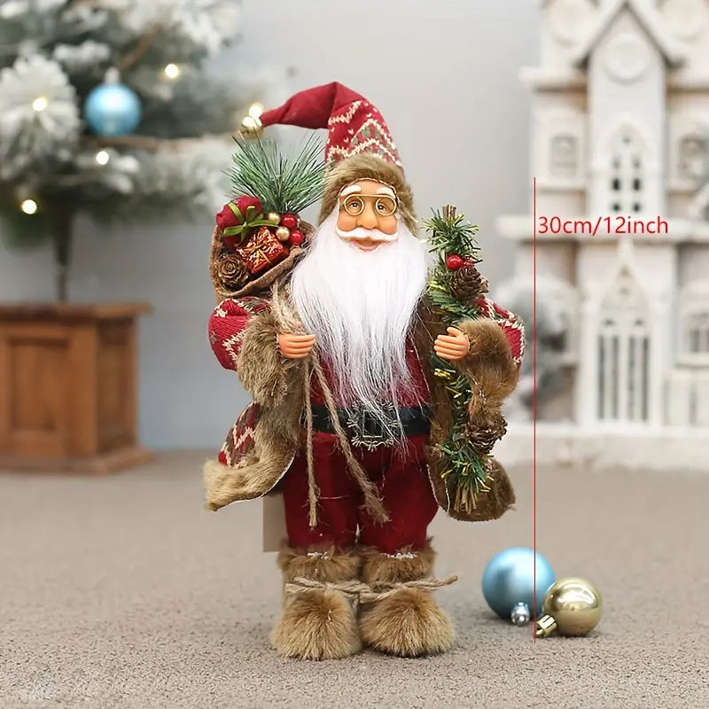 Christmas Santa Clause Standing Figure