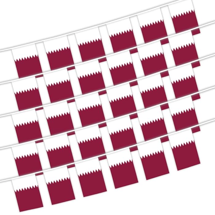Qatar Flag Bunting