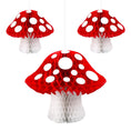 Load image into Gallery viewer, Mushroom Honeycomb Decorations Set
