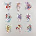 Load image into Gallery viewer, Fairy Girl Waterproof Stickers Set
