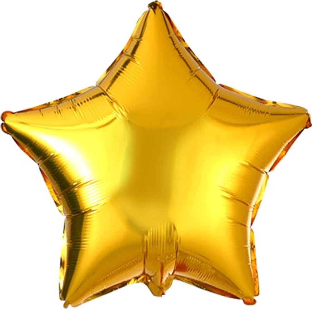 18 Inch Star Shape Foil Balloon (Gold)